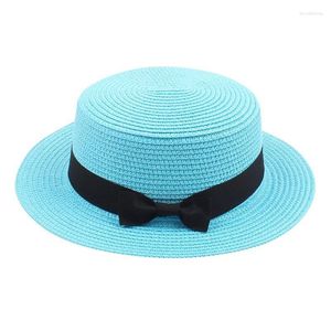 Wide Brim Hats Womens Fedora For Summer Kids Girls Boys Infant Straw Hat Floppy Beach Sun Visors Shades WomenWide Davi22