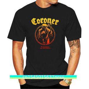 Coroner Punição para Decadência Metal Rock Camiseta Mens Tee Algodão Camiseta Moda Camiseta Top Tee 220702