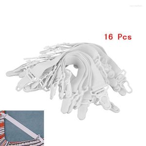 Laundry Bags 16 Pcs Bed Sheet Nylon Fasteners Clip Mattress Cover Elastic Grippers JAN88