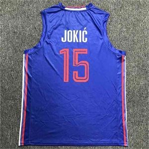 Nikivip Top Quality #15 Jokic Basketball Tröj