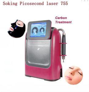 Professional Q Switch Nd Yag Pico Laser Tattoo Removal Machine 532NM 755NM 1064NM 1320NM Picosecond Black Doll Skin Rejuvenation Device Dark Spot