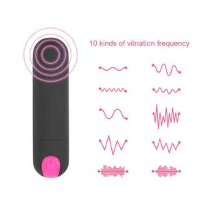 Nxy USB laddningsbar mini kule vibrator stark vibration g spot massager 10 hastighet kraftfulla sexleksaker för kvinnor 0128