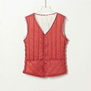 Kvinnors västar Autumn Fleece Vest Women Waistcoat Termisk kvinnlig vinter ärmlös jacka för rosa 2022