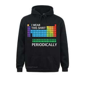 Men's Hoodies & Sweatshirts Wear This Shirt Periodically Funny Science 2022 Est Long Sleeve Street Male Slim Fit Hoods FallMen's