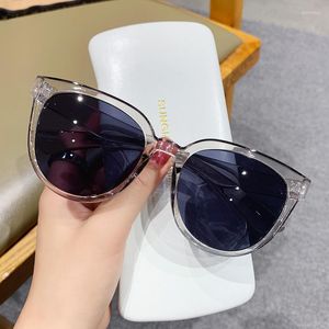 Okulary przeciwsłoneczne moda damska duże okrągłe okulary przeciwsłoneczne dla kobiecych odcieni vintage galaretki kolor różowy okulary przeciwsłoneczne UV400Sunglasses Kimm22