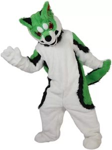 Высокое качество Fox Dog Husky Wolf Costumes Costumes Halloween Fancy Party платье мультфильм персонаж карнавал Xmas Paster реклама на день рождения костюм