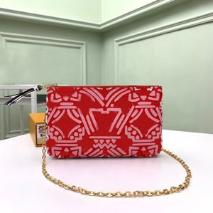 Shoulder Bags chain handbags Removable Strap Abstract M69203 Colorful Graphic Print Versatile cross body Pouch Several Pockets Y44h#