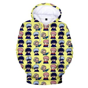 Felpe con cappuccio da uomo Felpe Stampa Jujutsu Kaisen Anime Uomo Donna Felpa con cappuccio Cartoon Ragazzi/ragazze Streetwear Juj 100-4XL OversizeUomo