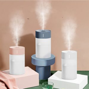 Övriga hushållsunderlägg 260ml Air Luftfuktare Ultraljud Mini Aromaterapi Diffuser Portable Sprayer USB Essential Olja Atomizer LED-lampa för hembil