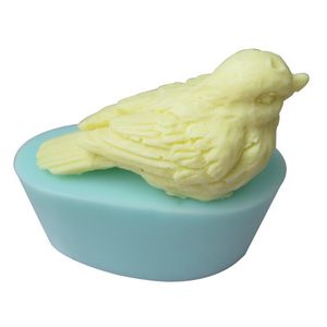 Stampi da forno Uccello passero Sapone Stampo in silicone Torta fondente Stampi fai da te Gesso Aroma Strumenti per decorare Forniture artigianali artigianaliCottura