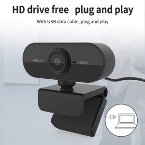 웹캠 전체 HD 1080P PC 컴퓨터를위한 마이크 USB 카메라가있는 웹 카메라 컴퓨터 라이브 화상 통화 작업