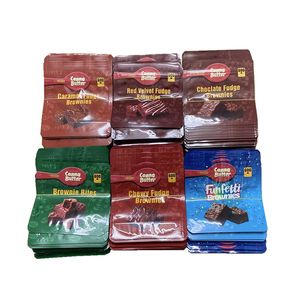 600 mg sacos de embalagem trip ahop em borracha cannabutter chocolate fudge brownies mordidas pacote de embalagem mylar saco de pacote atacado