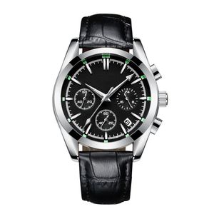 Wygląd modowy zegarek Automatyczny Business 6 Hands Watcheses Sport Sapphire Sapphire Siezca ze stali nierdzewnej Watchl1