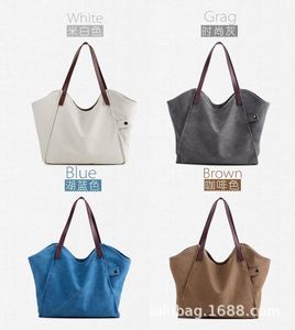 Duffel Bags Lu 21 Fashion Brand Men And Women Models Old Retro Outdoor Shopping Portable Shoulder Bag Computer