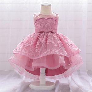 Girl s jurken m geboren Bead Doop Doop Doopjurk voor babymeisje bruiloft pailletten cadeau verjaardag Princess274X