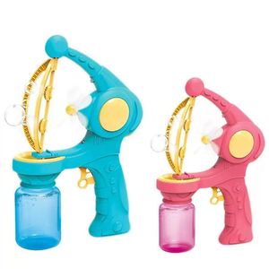 Bubble Gun Blowing Soap Bubbles Machine Automatic Toys Summer Outdoor Party Spela Toy for Kids Birthday Park Childrens Day Gift 1237 D3