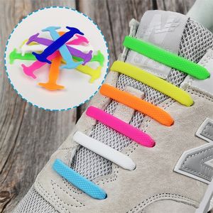 Silicone Elastic Shoelaces Creative Lazy No Tie Shoelace Lacing Kids Adult Sneakers Quick Shoe Lace Zapatillas 220713