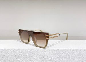 Sunglasses High Quality Gold Metal Frame For Men Pilot Style Men s Gradient Lenses Cut Out TemplesSunglasses