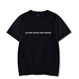 Baylen Levine Olgun İnsanlar Weenies T-Shirt Erkekler/Kadınlar Kısa Kol