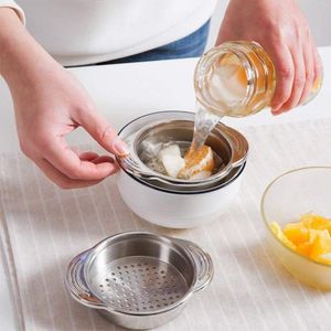 2022 Stainless Steel Food Can Strainer Sieve Tuna Press Lid Oil Remover Drainer Can Water Filter Colander Kichen Tool
