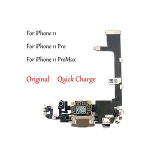 3 pz/lotto 100% Originale Nuovo Per Iphone 11 Pro Max Scheda di Ricarica USB Porta Connettore Cavo Della Flessione Parti di Ricambio