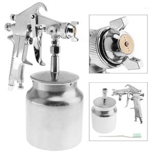 Professional Spray Guns Handle F-75 Pneumatic Paint Gun Painting Tool With 1.5mm Diameter Nozzle For Woodworking / Furniture Machinery