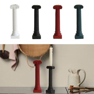 Candle Holders Ornament Home Decoration Party Supplies Holder Romantic Dinner Pillar Craft Candelabra Roman Column CandlestickCandle