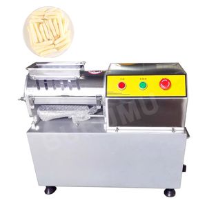 Potato Vegetable Radish Cucumber Potato Heavy Duty Chips Cutting Machine Commercial French Fry Cutter Maker Slicer 900W