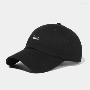 BERETS BASEBALL TONE HERS CAP Women's Dad Hat Long Visor Solid Outdoor Streetwear Black Game Cotton High Qualitberets Davi22