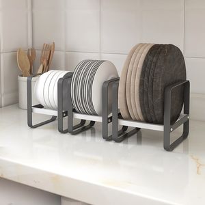 Utensílios de utensílios prateleiras de armário de cozinha não deslizam bandejas de tigelas pratos de armazenamento rack de cemitora de tampa para armários de mesa prateleira organizadora d3