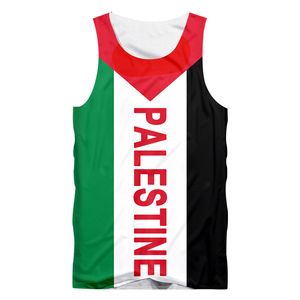 OGKB 3D Print Free Palestine Men Tank Top Top Summer Summer Custom Diy Camisa sem mangas Salvar Mantenha a paz Fitness Opevers dimenst 220713