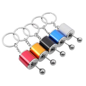 Car Gear Box Keychain for Men Women Imitation 6 Speed Manual Car-styling keyring Gear Knob Shift Gearbox Stick Gift Souvenir XDJ204