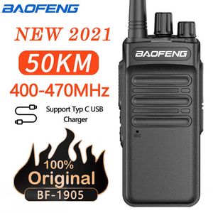 Baofeng BF-1905 Type C Charger 12W HighPower Ham Radio hf Transceiver Long Distance Walkie Talkie UHF 400-470MHz Upgraded BF-1904