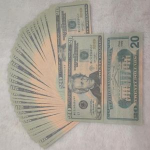 Kağıt Bebekler toptan satış-ABD Dollor Prop Money Children Banknote Para Birimi Yenilik Sahte Hediye Kağıt Oyuncaklar Dolar Parti Oyuncak Film Houxh