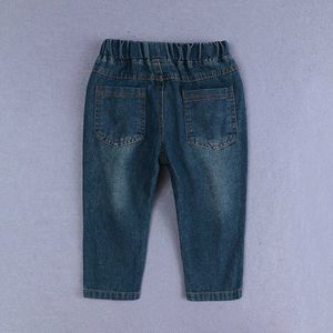 Ustaw jesień dziecięce odzież i wiosna chłopcy dżinsowe garnitur bawełniany koszulka z długim rękawem dżinsy spodnki dla dzieci