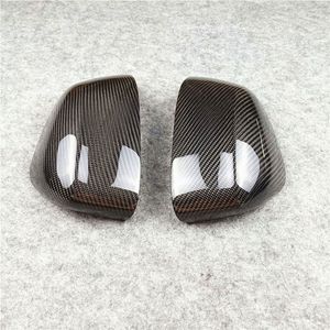 Car Side Door Rearview Side Mirror Cover Cover لـ X3 X4 F25/F26 Original Style Carbon Fiber Wing 2014-20 18