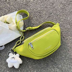 Korean Minority belt Bag Women's Summer Versatile Ins Diagonal Chest Bag Popular Sports Waist Bag 220712