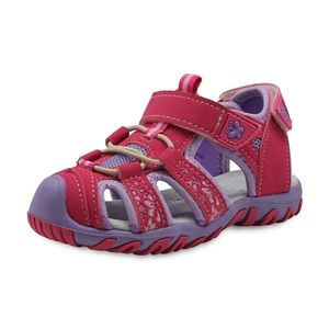 Apakowa Mädchen Sport Strand Sandalen Ausschnitt Sommer Kinder Schuhe Kleinkind Sandalen Geschlossene Zehen Mädchen Sandalen Kinder Schuhe EU 21-32 220425