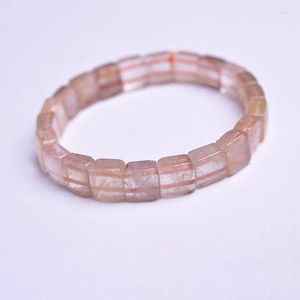 Fios de miçangas de cabelo atacadado Cristal natural Hand Row Color Stone Bracelets para mulheres apresentam jóias de moda simples Joursneige Fawn22