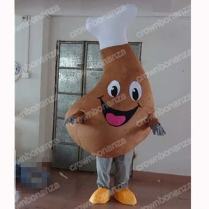 Halloween Drumstick Mascot Costume Högkvalitativ tecknad karaktärdräkter passar karneval unisex vuxna outfit jul födelsedagsfest utomhus outfit