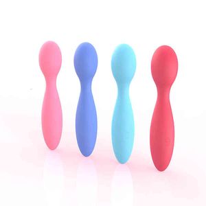 Sex toys masager Silicone Av Stick Mini Frequency Conversion Ten Female Masturbation Vibration Massage Rechargeable Adult Fun Products 7AUJ 0B4W