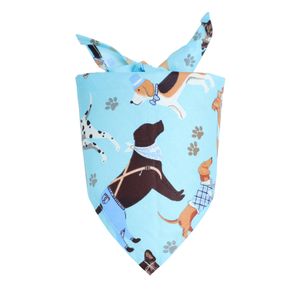 Todo 100 pçs / lote 2022 novo cão de estimação vestuário bandana mix 100 padrão bonito filhote de cachorro gato babadores cachecol ajustável algodão pet acessórios330s