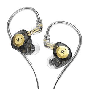 Kulaklıklar Kulaklıklar KZ-EDX Pro HiFi Bass Sport Koşu Gürültü Engelleme Monitörü Kulak kulaklık DJ IEM Kulaklıklar