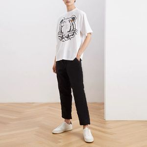 2022 Mens Letter Print T Shirts Svart Mode Designer Sommar Högkvalitativ Top Short Sleeve Size M-5XL # 12