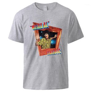 Męskie koszulki Lato Tshirt Piosenka Spoof Expert Bawełna Weird Al Yankovic Cool Krótki rękaw Topy Tees Top 2022 Mężczyzna Causal Loose Tee