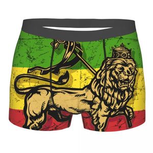 Wholesale boxer flag for sale - Group buy Underpants Mens Boxer Sexy Underwear Lion Of Judah Flag Male Panties Pouch Short Pants