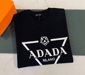 T-shirt in jersey di cotone con stampa logo T-shirt uomo manica corta firmata Hip Hop Streetwear T-shirt Moda Donna Top Oversize DY81679