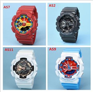 Top Quality CHILDREN Watches Designer Frogman Solar Tide Moon Outdoor Army Clock Men's Sports Watch Military All Functions Wristwatch