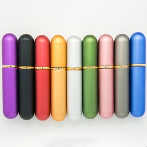 Matte color 5ml aromatherapy bottle nose bar perfume tube cotton stick