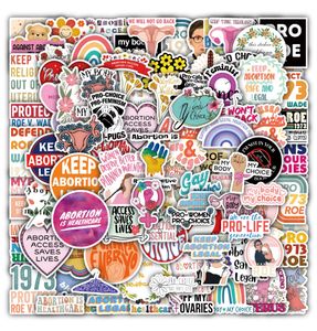 Pack of 100Pcs Wholesale Feminist Stickers No-Duplicate For Luggage Skateboard Notebook Helmet Water Bottle Phone Car decals